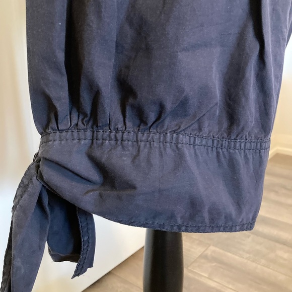 Stella McCartney authentic 100% cotton cropped pants, charcoal tone, size 6-8 - Picture 7 of 11